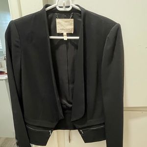 Rebecca Taylor Black Cropped Jacket